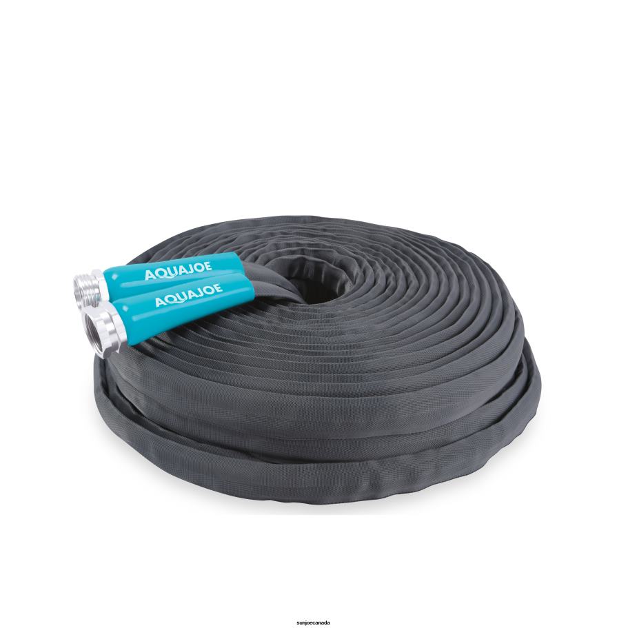 Tools | Sun Joe Aqua Joe AJFJH100-PRO Ultra Flexible Kink Free Fiberjacket Garden Hose | 100-Foot | Metal Fittings X862F846