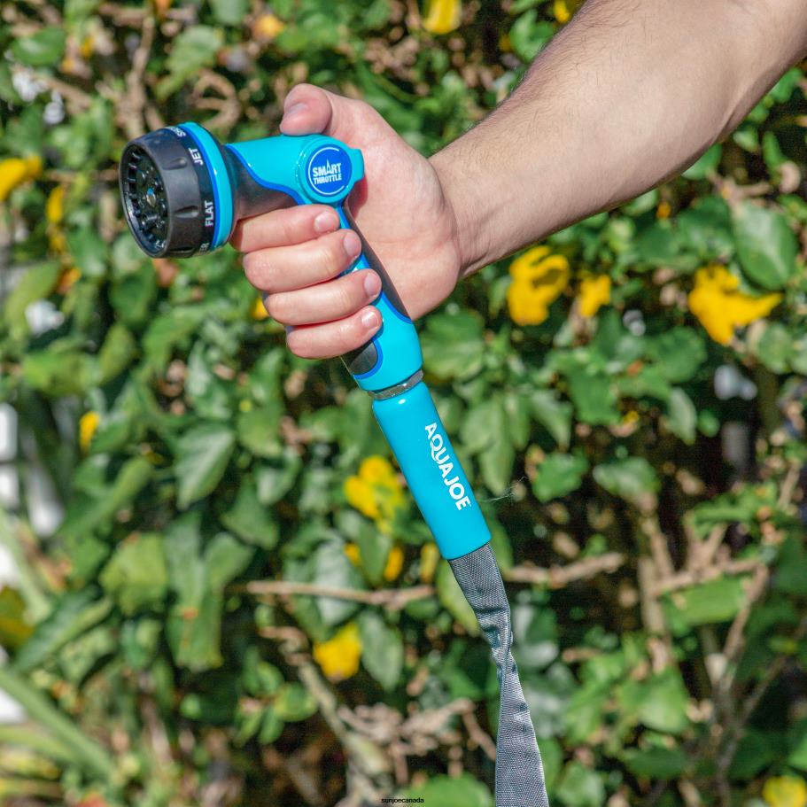 Tools | Sun Joe Aqua Joe AJFJH100-PRO Ultra Flexible Kink Free Fiberjacket Garden Hose | 100-Foot | Metal Fittings X862F846