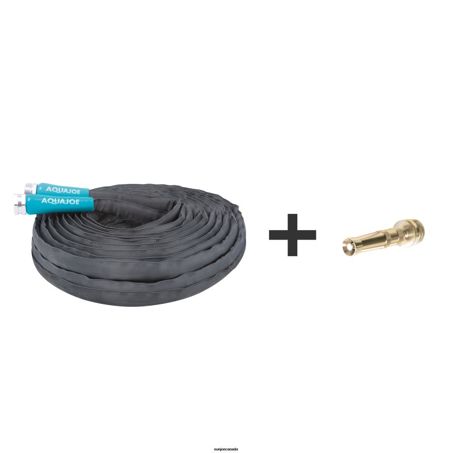 Tools | Sun Joe Aqua Joe AJFJH75-XT1 FiberJacket Garden Hose | 75-Foot | 1/2-in | 4-in Twist Nozzle X862F455