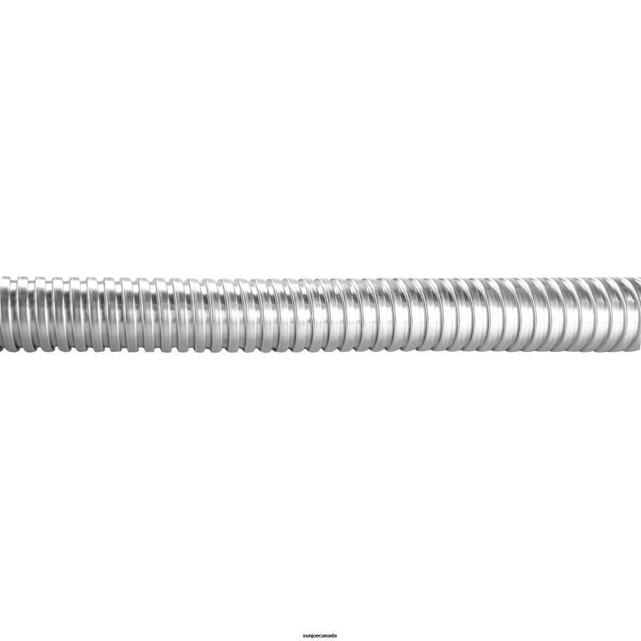 Tools | Sun Joe Aqua Joe AJSGH50-MAX Heavy-Duty Puncture Proof Kink-Free Garden Hose | 50-Foot | 1/2-Inch | w/ Brass Fitting & On/Off Valve | Spiral Constructed 304-Stainless Steel Metal X862F836