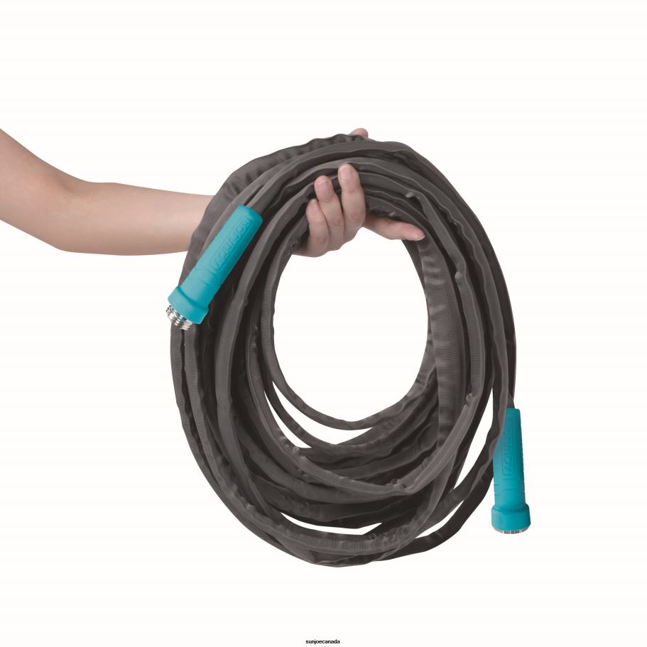 Tools | Sun Joe Aqua Joe AJ-FJMAX-BDL Fiberjacket Superlight Garden Hose Bundle | W/ Fireman's Nozzle + 50 Ft Hose X862F456