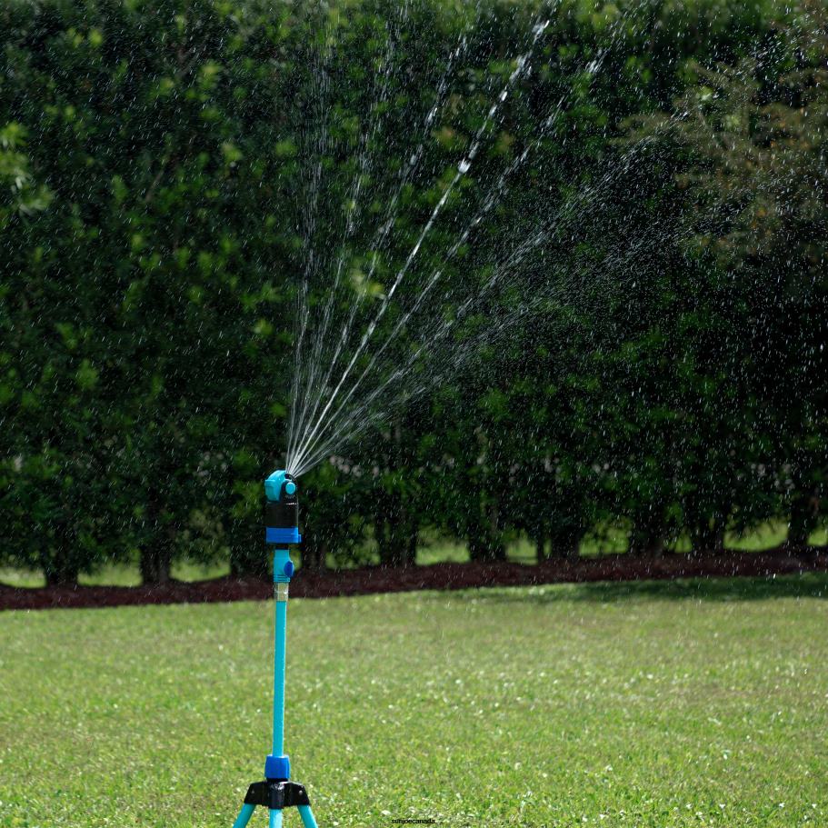 Tools | Sun Joe Aqua Joe Indestructible Watering Bundle | Includes Heavy Duty Stainless Steel Hose, Indestructible Multi-Function Nozzle, and Indestructible Tripod Sprinkler X862F459