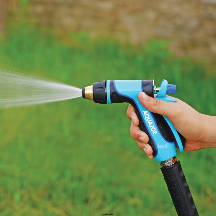 Tools | Sun Joe Aqua Joe AJHN105 Indestructible Multi-Function Adjustable Hose Nozzle | Trigger Flow Control | 3 Selectable Settings X862F479