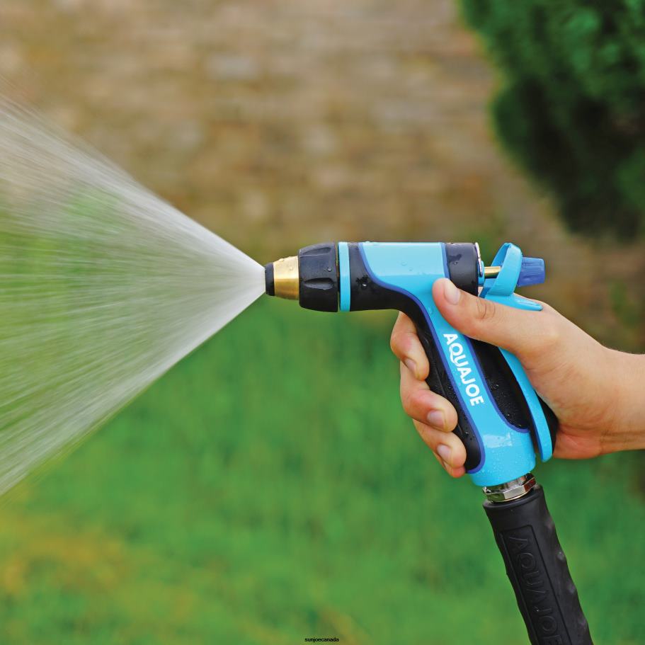 Tools | Sun Joe Aqua Joe AJHN105 Indestructible Multi-Function Adjustable Hose Nozzle | Trigger Flow Control | 3 Selectable Settings X862F479