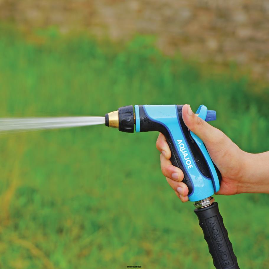 Tools | Sun Joe Aqua Joe AJHN105 Indestructible Multi-Function Adjustable Hose Nozzle | Trigger Flow Control | 3 Selectable Settings X862F479