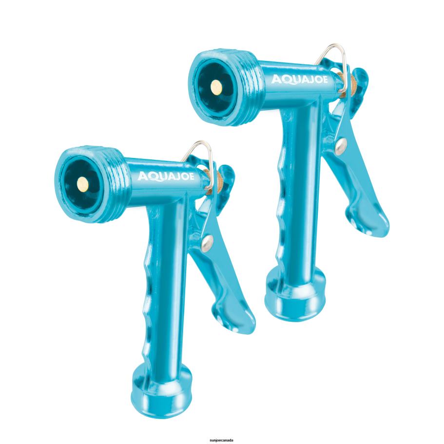 Tools | Sun Joe Aqua Joe AJPGN-2PK Full Metal Pistol Grip Hose Nozzle | 2-Pack | 3 Spray Patterns X862F481