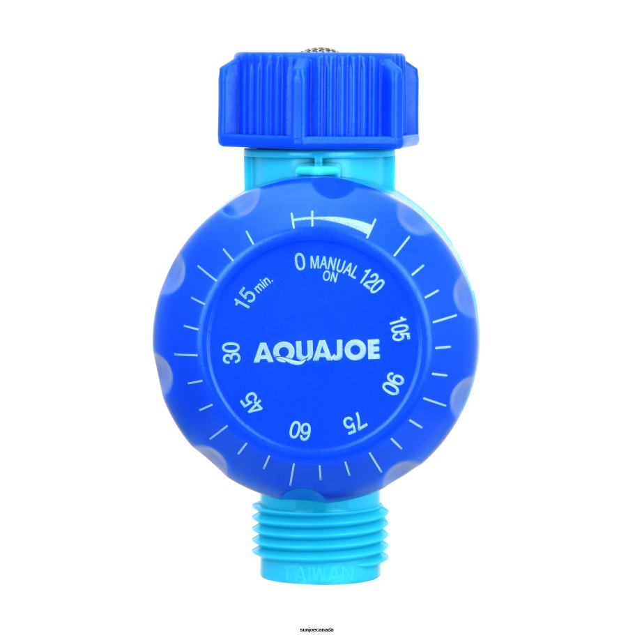 Tools | Sun Joe Aqua Joe AJ-WTX2 Set of 2 Manual Water Timers | Dual-Zone Coverage | 2 Hours Max Timer | Built-In Timer Bypass Function X862F484