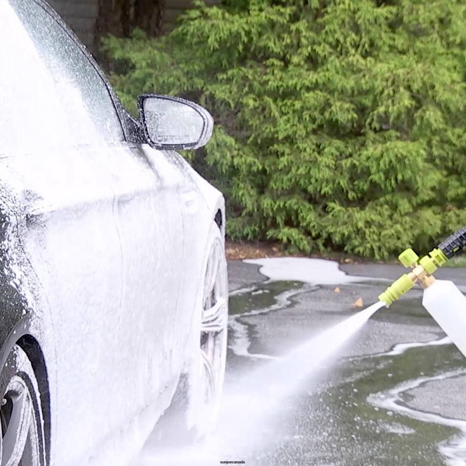 Tools | Sun Joe Aqua Joe Hose Powered Foamer Cannon Car Wash Kit | Includes Hose Powered Foam Cannon, 50-Foot PRO Hose, and Auto Foam Car Wash Soap X862F482