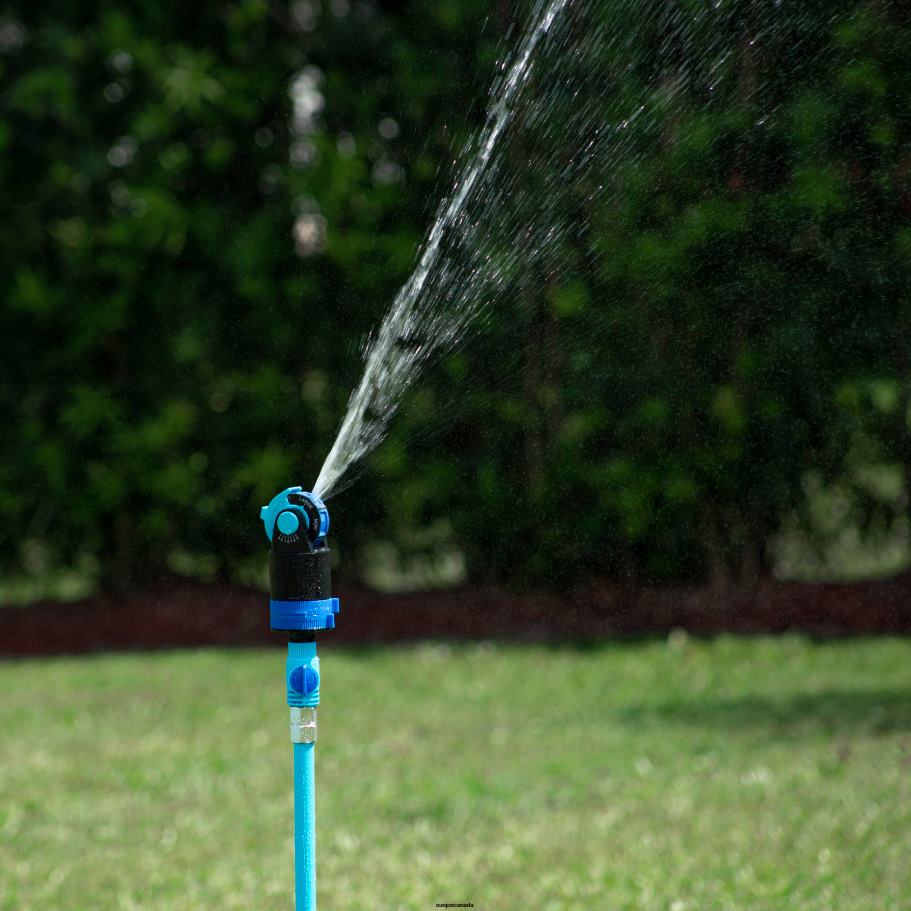 Tools | Sun Joe Aqua Joe AJ-6PSTB-MAX HD 360 degrees Telescoping Sprinkler & Mister W/ Metal Tripod Base | 6 Patterns | 4,100 Sq. Ft. Coverage X862F491