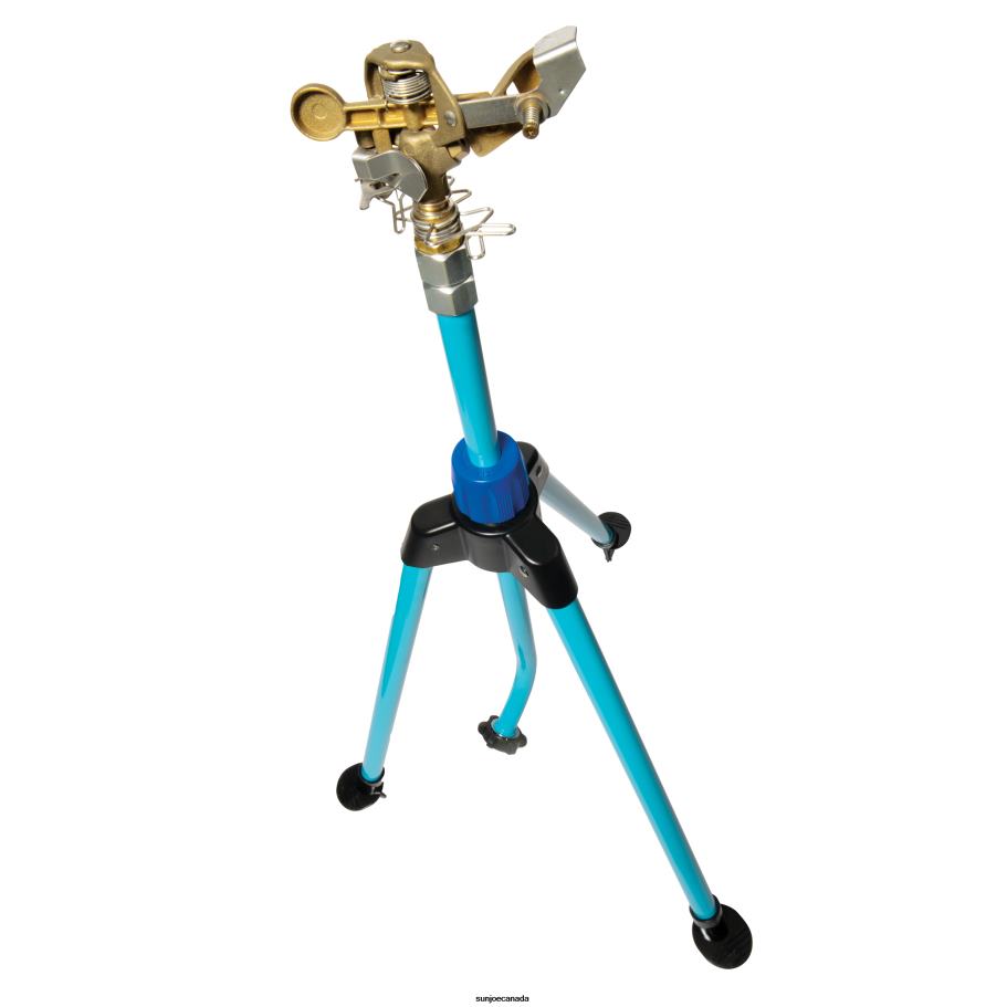 Tools | Sun Joe Aqua Joe AJ-IST39BM Indestructible Brass Impulse 360 Degree Sprinkler | Telescoping | 1390 sq ft Max Coverage X862F322