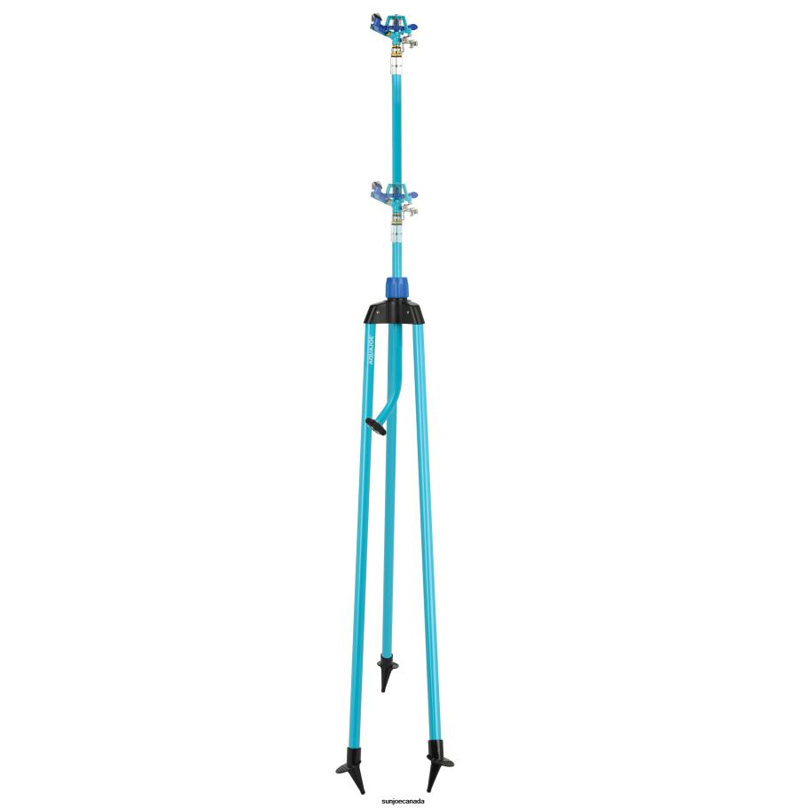 Tools | Sun Joe Aqua Joe AJ-IST72ZM Indestructible Zinc Impulse 360 degrees Telescoping Tripod Sprinkler | Customizable Coverage | Extends from 42-72-inches | 1390 sq ft Max Coverage X862F498