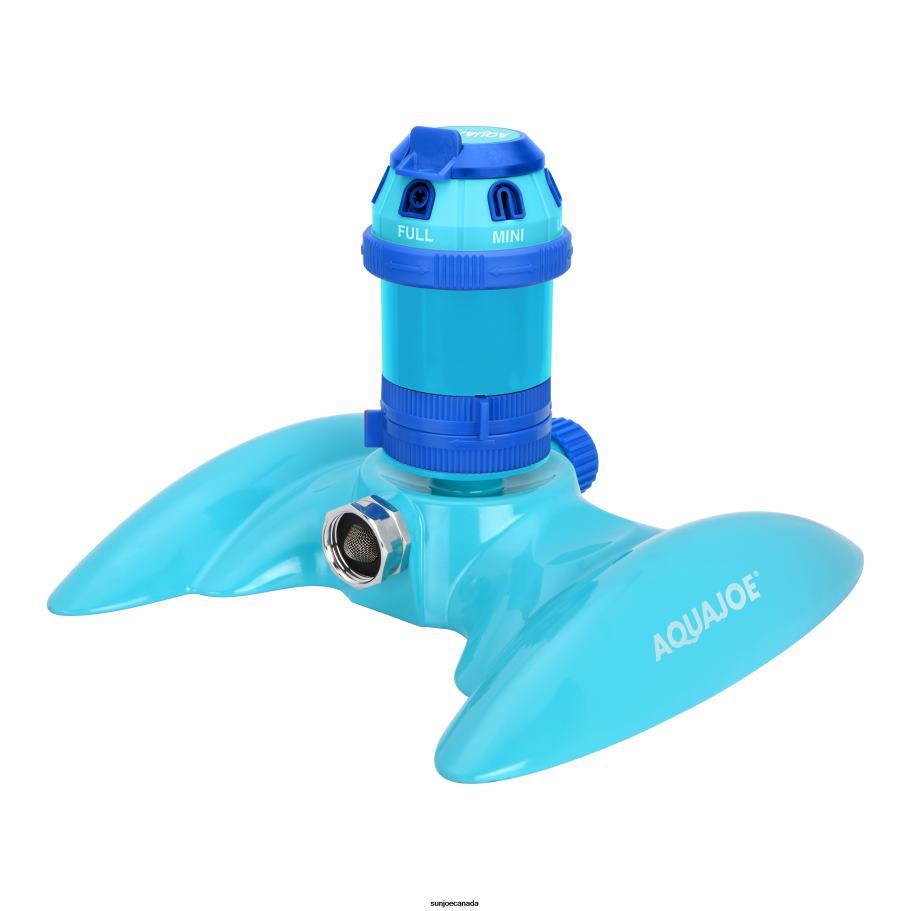 Tools | Sun Joe Aqua Joe AJ-MSSBM6 6-Pattern Turbo Drive 360 Degree Sprinkler | Customizable Coverage | 5,284 Sq. Ft. Max Coverage X862F856