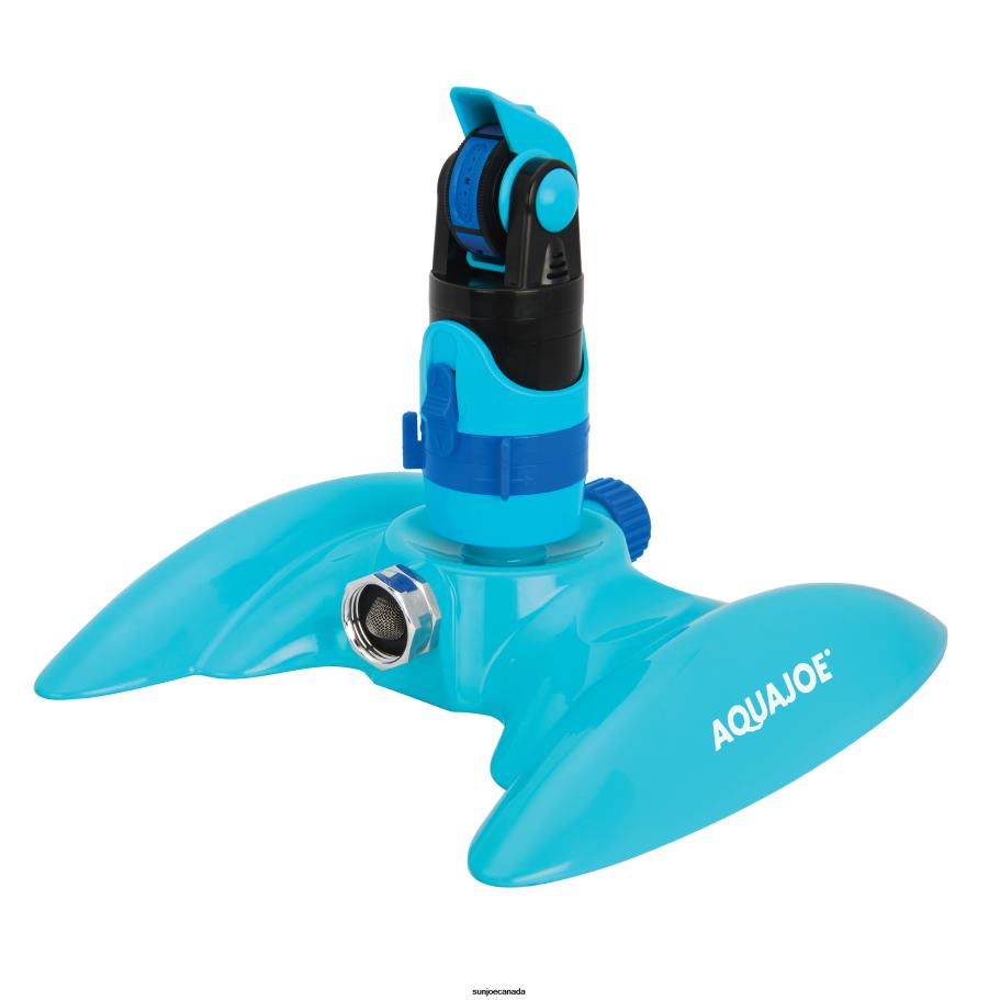 Tools | Sun Joe Aqua Joe AJ-MSSBM Turbo Drive 360o Sprinkler | 4 Spray Patterns | Customizable Coverage | 3,740 Sq. Ft. Max Coverage X862F492