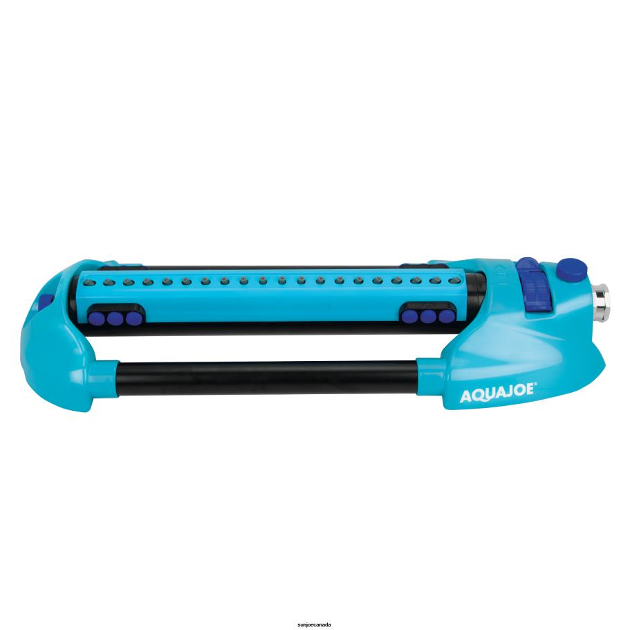 Tools | Sun Joe Aqua Joe AJ-OMS20-BRS Indestructible Metal Base Oscillating Sprinkler | Customizable Coverage | 4973 sq ft Max Coverage X862F490