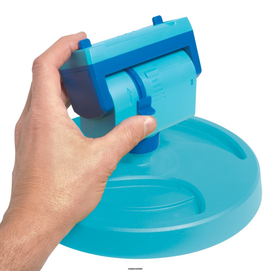 Tools | Sun Joe Aqua Joe AJ-OSPR20 Mini Gear-Driven Oscillating Sprinkler on Sled Base | Customizable Coverage | 4,250 Sq. Ft. Max Coverage X862F311