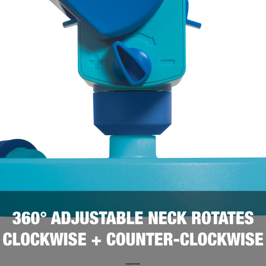 Tools | Sun Joe Aqua Joe AJ-OSPR20 Mini Gear-Driven Oscillating Sprinkler on Sled Base | Customizable Coverage | 4,250 Sq. Ft. Max Coverage X862F311