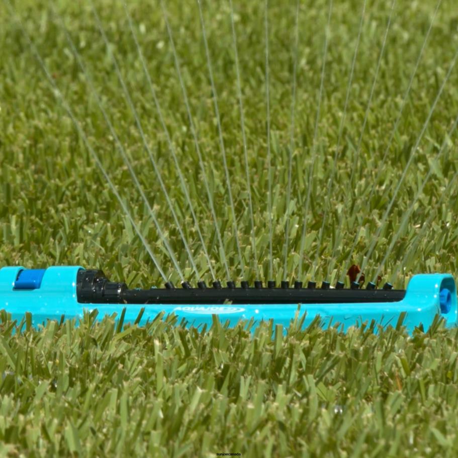 Tools | Sun Joe Aqua Joe SJI-OMS16 Indestructible Metal Base Oscillating Sprinkler | Adjustable Spray Patterns | 3,600 Sq. Ft. Max Coverage X862F857