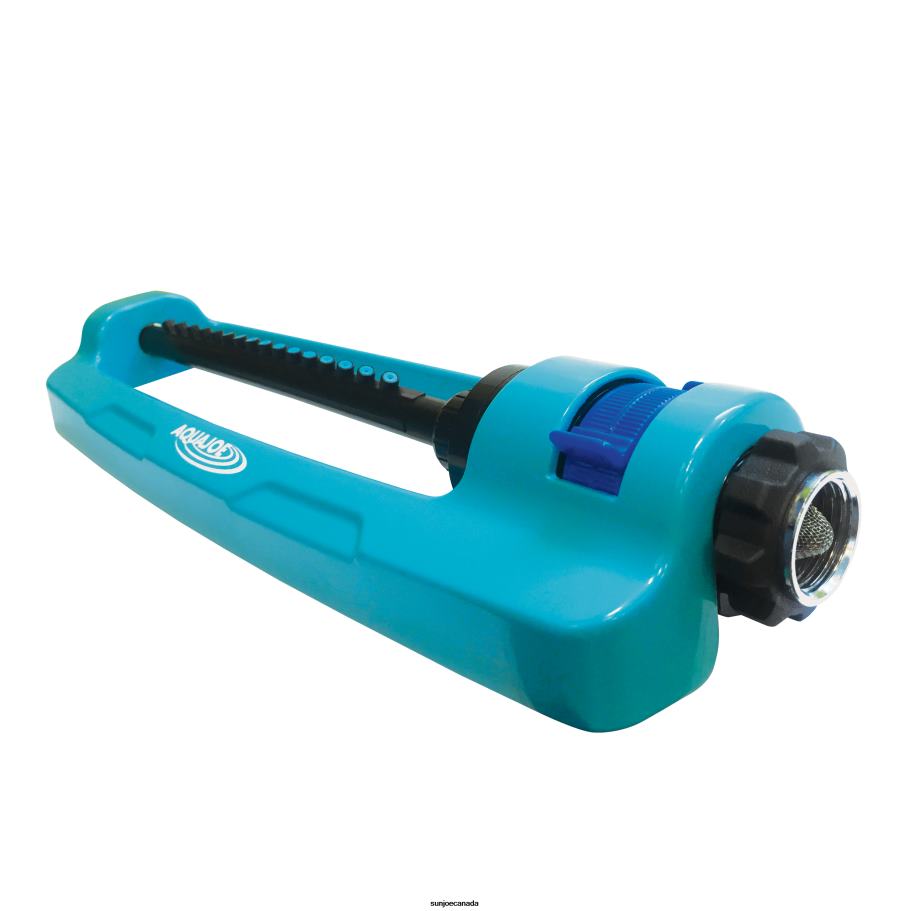 Tools | Sun Joe Aqua Joe SJI-OMS16 Indestructible Metal Base Oscillating Sprinkler | Adjustable Spray Patterns | 3,600 Sq. Ft. Max Coverage X862F857