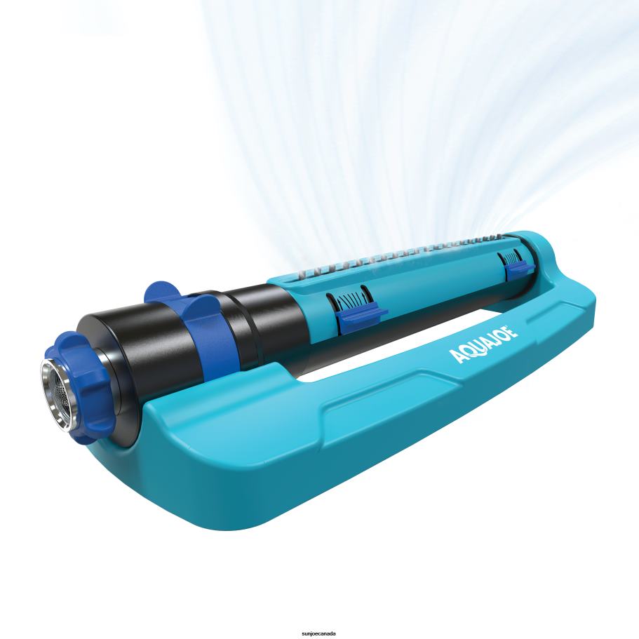 Tools | Sun Joe Aqua Joe SJI-TLS20 Turbo Oscillating Lawn Sprinkler | Clog-Resistant Nozzles | Customizable Spray Patterns | 5000 sq ft Max Coverage X862F859
