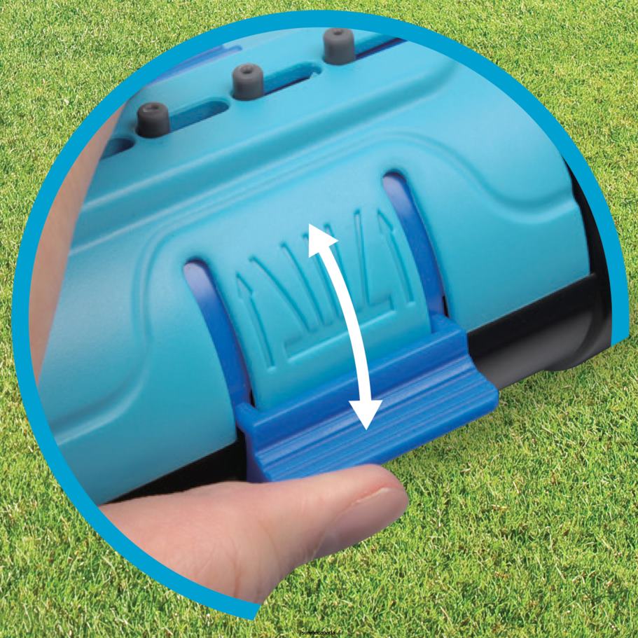 Tools | Sun Joe Aqua Joe SJI-TLS20 Turbo Oscillating Lawn Sprinkler | Clog-Resistant Nozzles | Customizable Spray Patterns | 5000 sq ft Max Coverage X862F859