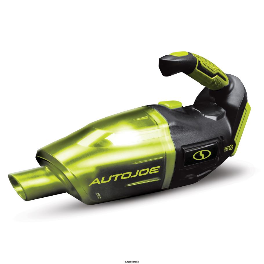 Tools | Sun Joe Auto Joe 24V-AJVAC-CT 24-Volt Cordless Wet/Dry Handheld Vacuum | 5 Attachments & Carry Bag | Tool Only X862F10