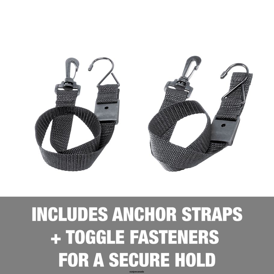 Tools | Sun Joe Auto Joe ATJ-CTSO-BLK Collapsible Auto Storage Organizer | w/ Anchor Straps and Toggle Fasteners for Hold Security | Adjustable Strap | Rip Resistant X862F20