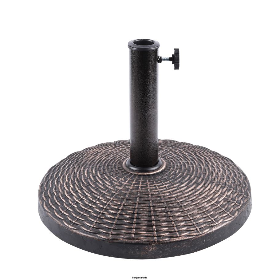 Tools | Sun Joe Bliss Outdoors UBS-030 Outdoor Umbrella Stand w/ Wicker Pattern Design | Fits Umbrellas 1.5'' Diameter | Weather Resistant | 26 Lbs. X862F548