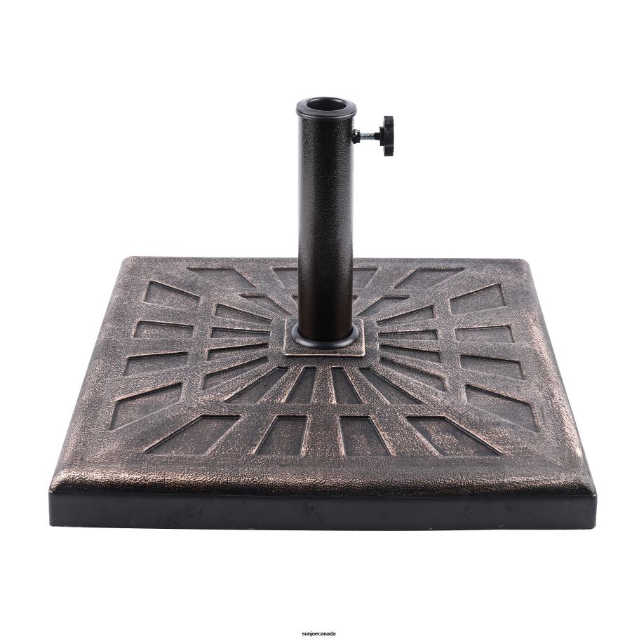 Tools | Sun Joe Bliss Outdoors UBS-033 Square Patio Umbrella Base | 17-inch | Cast Resin Stone | Weather & Wear-Resistant | 32 Lbs. X862F554