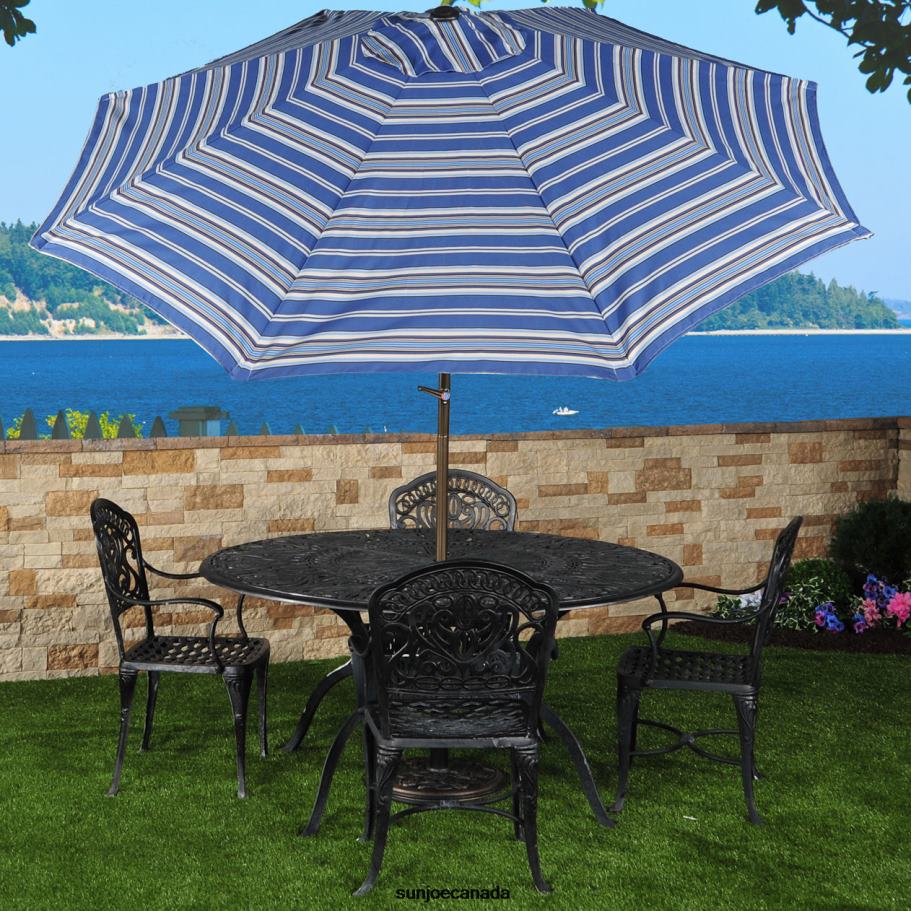 Tools | Sun Joe Bliss Outdoors UBS-062 Outdoor Umbrella Stand w/ Metro Pattern | Fits Umbrellas 1.5'' Diameter | Weather Resistant | 32 Lbs. X862F543