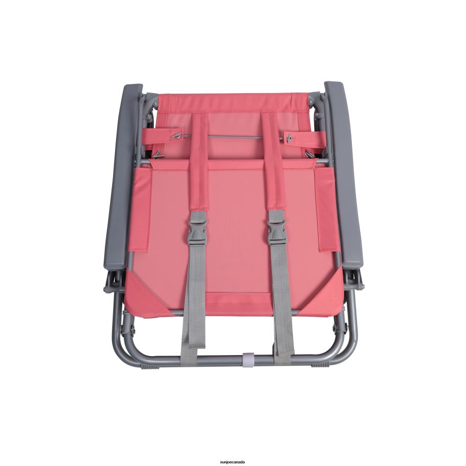 Tools | Sun Joe Bliss Hammocks GBC-026-CL Gravity Free Beach Chair w/ Pillow & Canopy | 26-in. Wide | Weather & Rust Resistant | 300 Lb. Capacity (Coral) X862F575