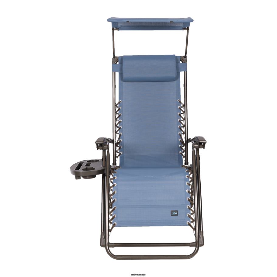 Tools | Sun Joe Bliss Hammocks GFC-436DB Gravity Free Chair w/ Canopy, Pillow, & Drink Tray | 26-in. Wide | Weather & Rust Resistant | 300 Lb. Capacity X862F581