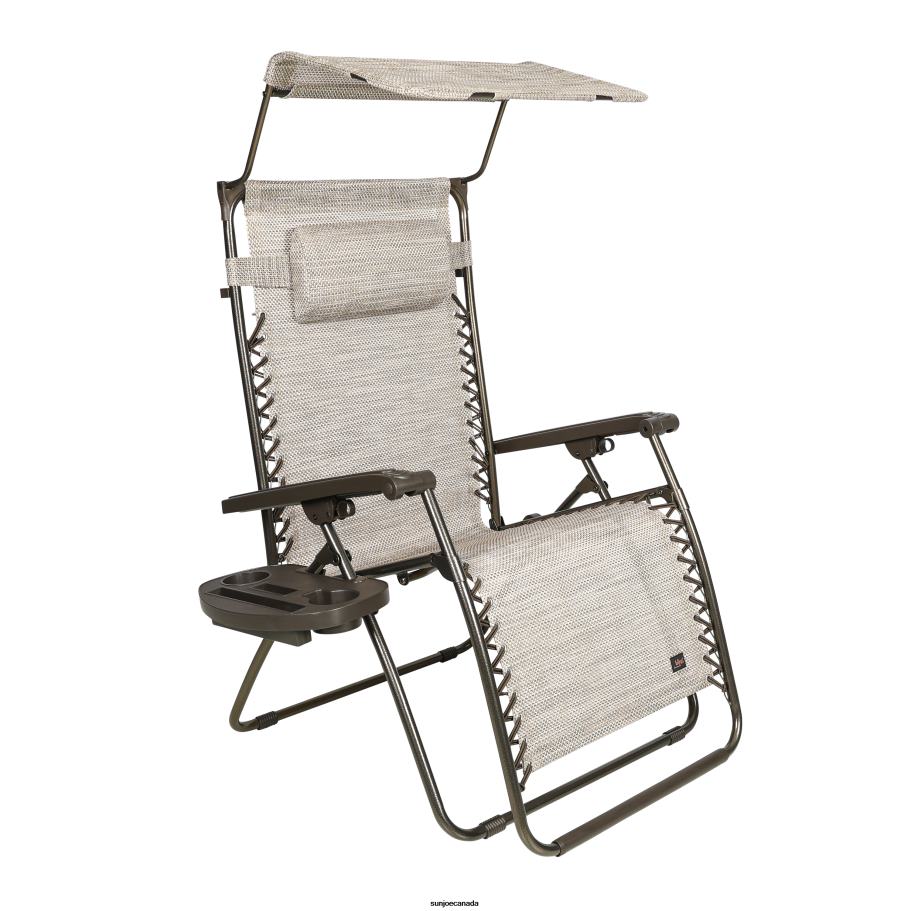 Tools | Sun Joe Bliss Hammocks GFC-452WSR Gravity Free Chair w/ Canopy , Drink Tray, & Pillow | 30-in. Wide XL | Weather & Rust Resistant | 360 Lb. Capacity X862F584