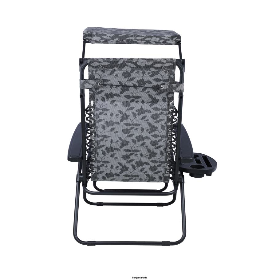 Tools | Sun Joe Bliss Hammocks GFC-456XWPF Gravity Free Chair w/ Canopy, Drink Tray, & Pillow | 33-in. Wide XXL | Weather & Rust Resistant | 360 Lb. Capacity X862F562