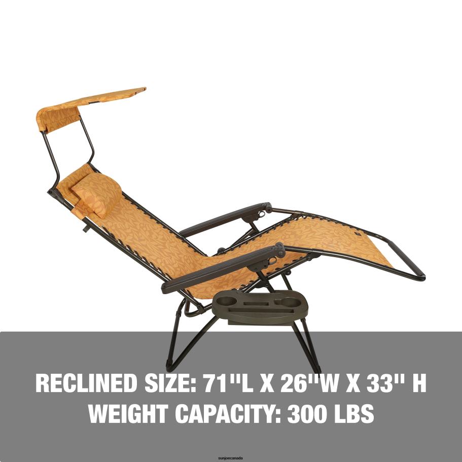 Tools | Sun Joe Bliss Hammocks GFC-457AL Gravity Free Chair w/ Canopy, Pillow, & Drink Tray | 26-in. Wide | Weather & Rust Resistant | 300 Lb. Capacity X862F585