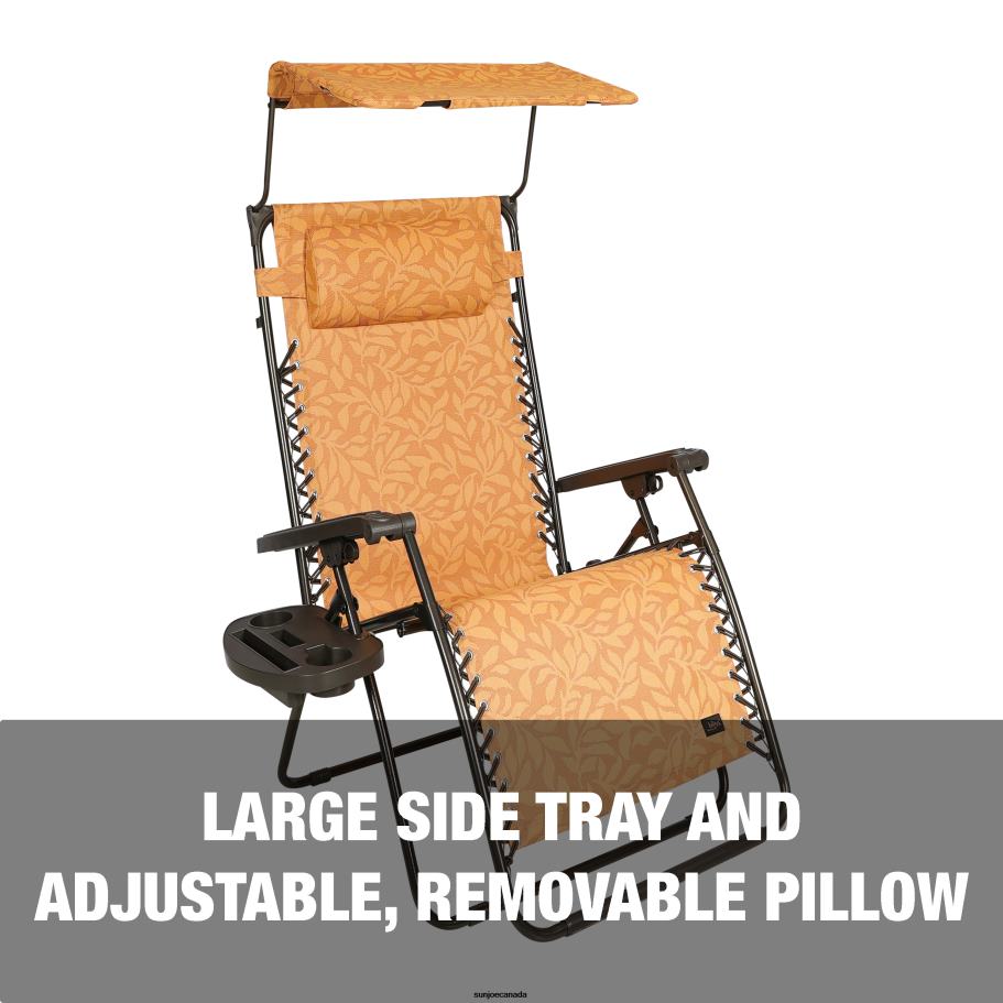 Tools | Sun Joe Bliss Hammocks GFC-457WAL Gravity Free Chair w/ Canopy , Drink Tray, & Pillow | 30-in. Wide XL | Weather & Rust Resistant | 360 Lb. Capacity X862F907
