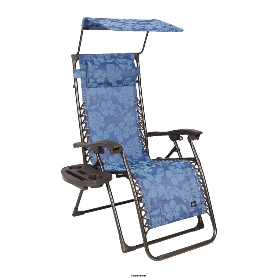 Tools | Sun Joe Bliss Hammocks GFC-465BF Gravity Free Chair w/ Canopy, Pillow, & Drink Tray | 26-in. Wide | Weather & Rust Resistant | 300 Lb. Capacity X862F579