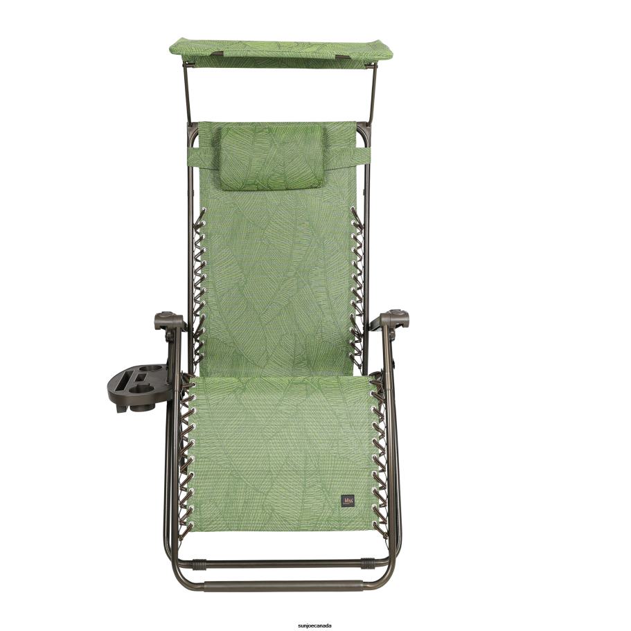 Tools | Sun Joe Bliss Hammocks GFC-467GBLR Gravity Free Chair w/ Canopy, Pillow, & Drink Tray | 26-in. Wide | Weather & Rust Resistant | 300 Lb. Capacity X862F580