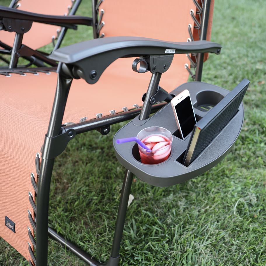 Tools | Sun Joe Bliss Hammocks GFC-TRAY2BR Replacement Drink Tray for Gravity Free Chairs (Brown) X862F912