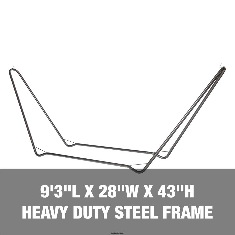Tools | Sun Joe Bliss Hammocks BHS-416 Hammock Stand w/ Hanging Hooks | 10-Foot | Fits Hammocks 10-Foot or Shorter | Weather & Rust Resistant | 220 Lb. Capacity X862F627