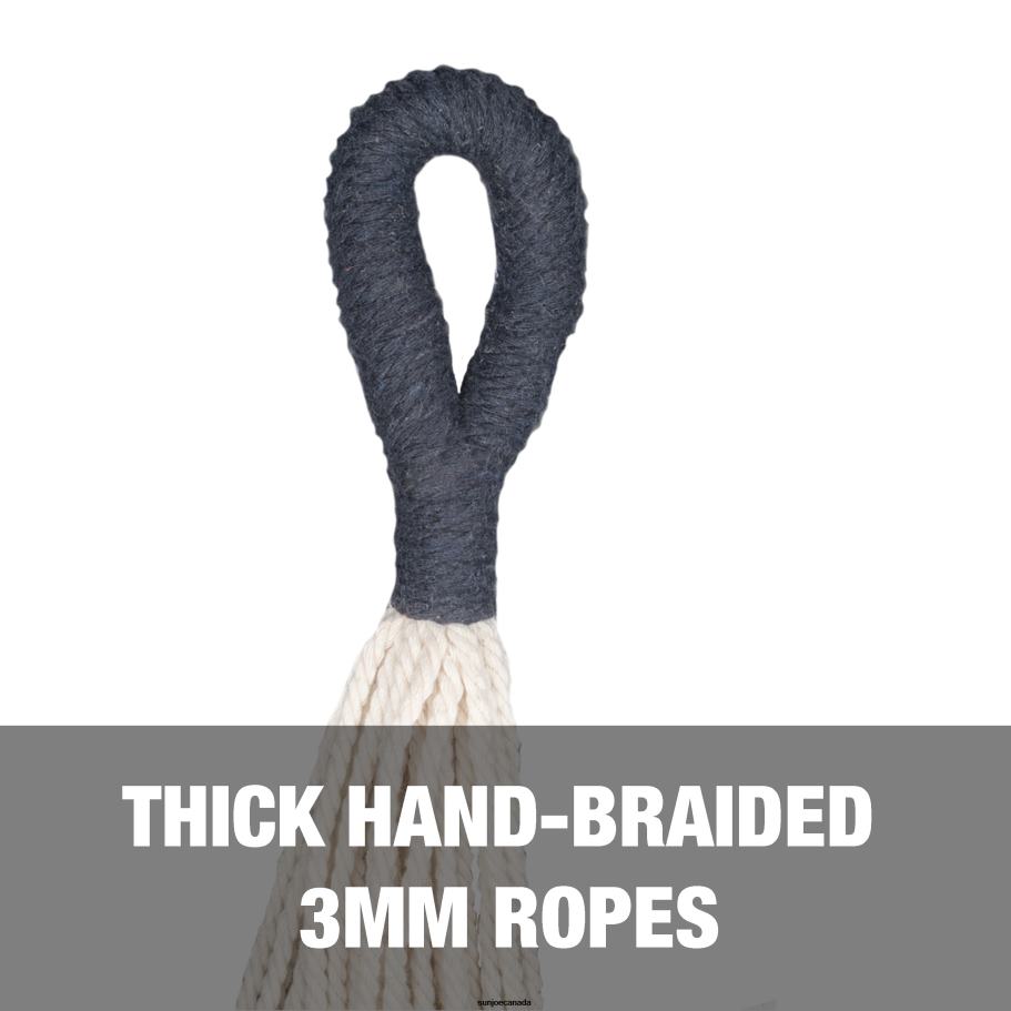 Tools | Sun Joe Bliss Hammocks BH-402RP-BL Brazilian Style Rope Hammock w/ Hanging Hardware | 34-in. Wide | 350 Lb. Capacity X862F618