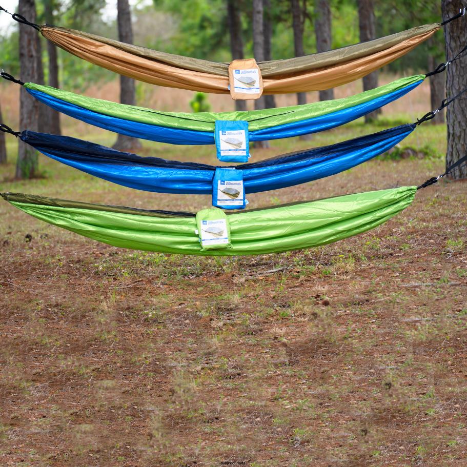 Tools | Sun Joe Bliss Hammocks BH-406XLS-DS Hammock in a Bag w/ Adjustable Tree Straps | 54-in. Wide | Weather & UV Resistant | 350 Lb. Capacity (Desert Storm) X862F915