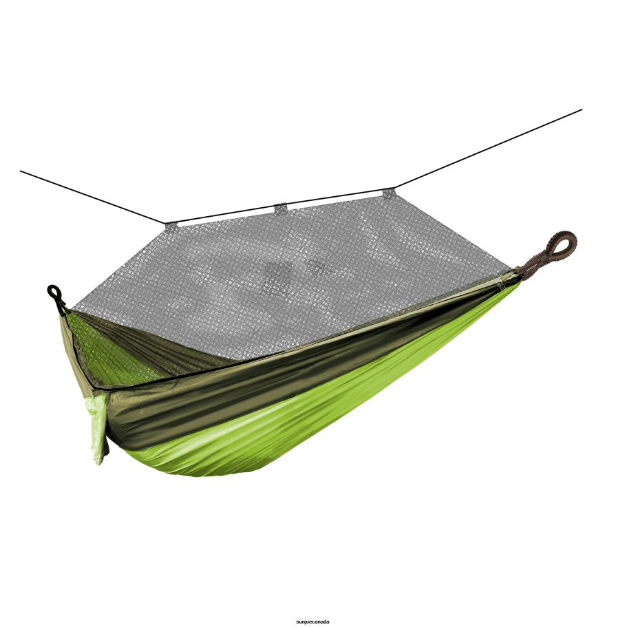 Tools | Sun Joe Bliss Hammocks BH-406XLS-N-FG Hammock in a Bag w/ Mosquito Net & Adjustable Tree Straps | 54-in. Wide | Weather & UV Resistant | 350 Lb. Capacity (Forest Green) X862F916
