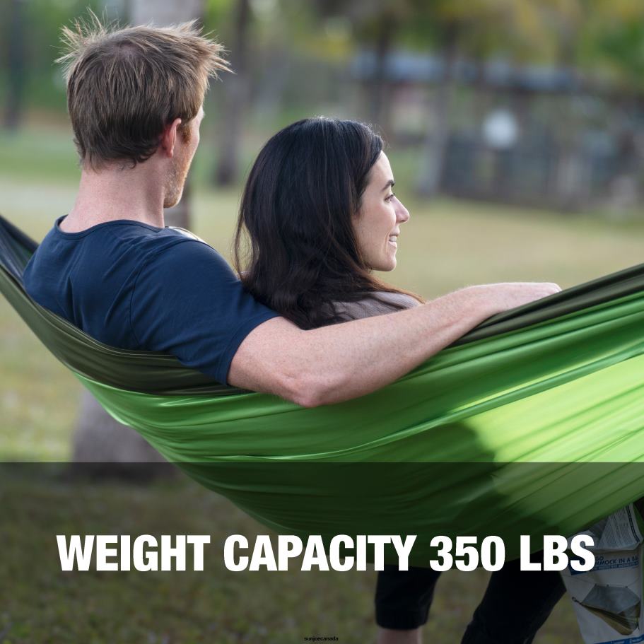 Tools | Sun Joe Bliss Hammocks BH-406XLS-N-FG Hammock in a Bag w/ Mosquito Net & Adjustable Tree Straps | 54-in. Wide | Weather & UV Resistant | 350 Lb. Capacity (Forest Green) X862F916