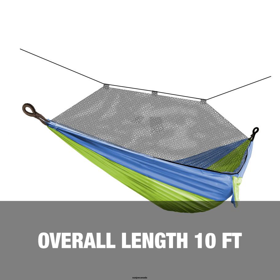 Tools | Sun Joe Bliss Hammocks BH-406XLS-N-MM Hammock in a Bag w/ Mosquito Net & Adjustable Tree Straps | 54-in. Wide | Weather & UV Resistant | 350 Lb. Capacity (Mermaid) X862F918