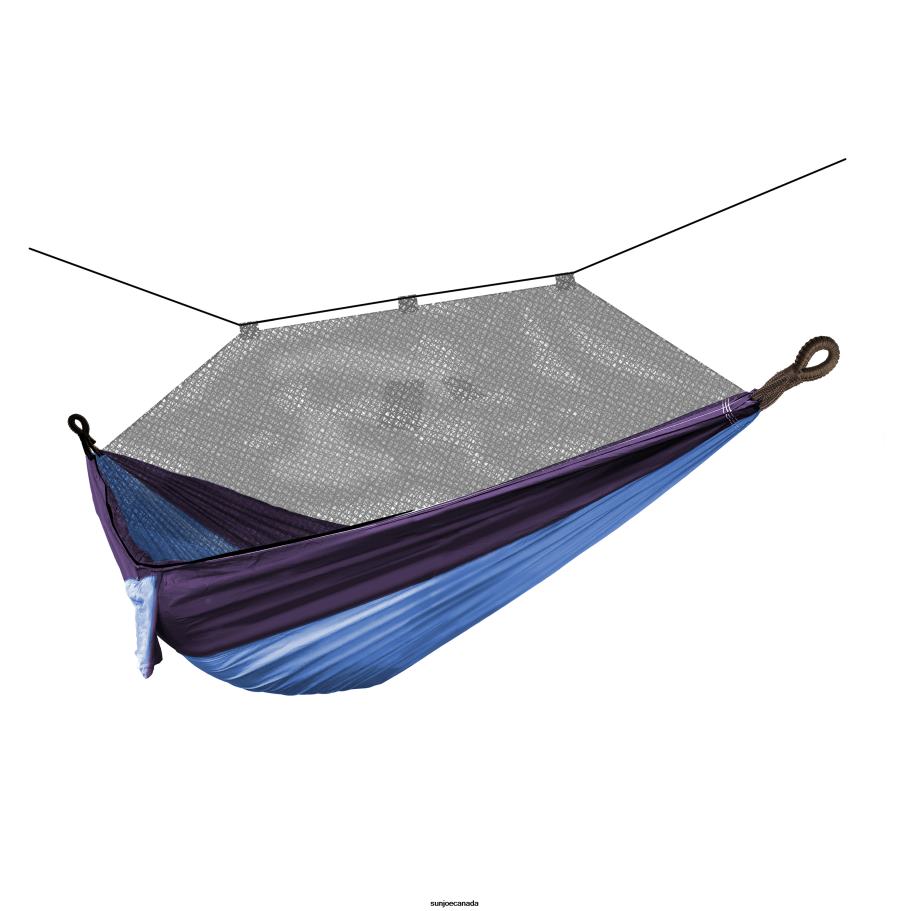 Tools | Sun Joe Bliss Hammocks BH-406XLS-N-RB Hammock in a Bag w/ Mosquito Net & Adjustable Tree Straps | 54-in. Wide | Weather & UV Resistant | 350 Lb. Capacity (Royal Bliss) X862F917