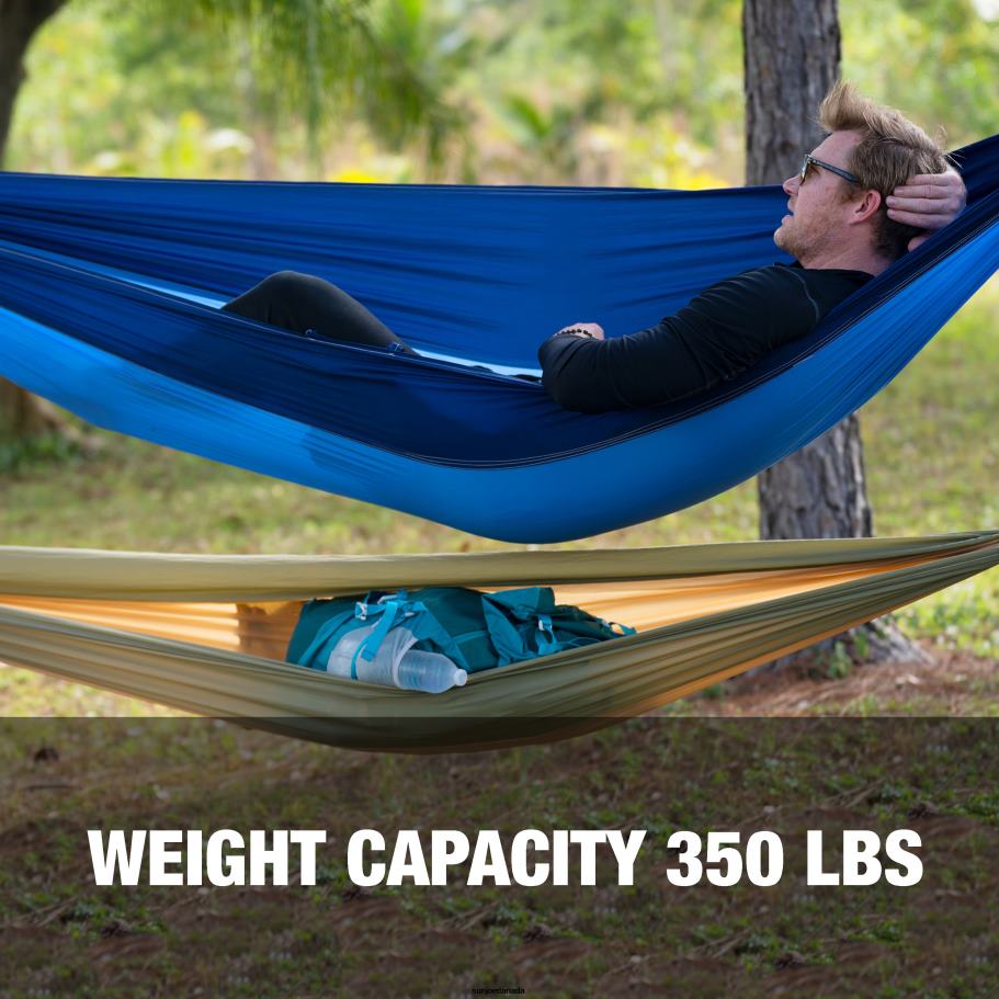 Tools | Sun Joe Bliss Hammocks BH-406XLS-RB Hammock in a Bag w/ Adjustable Tree Straps | 54-in. Wide | Weather & UV Resistant | 350 Lb. Capacity (Royal Bliss) X862F914
