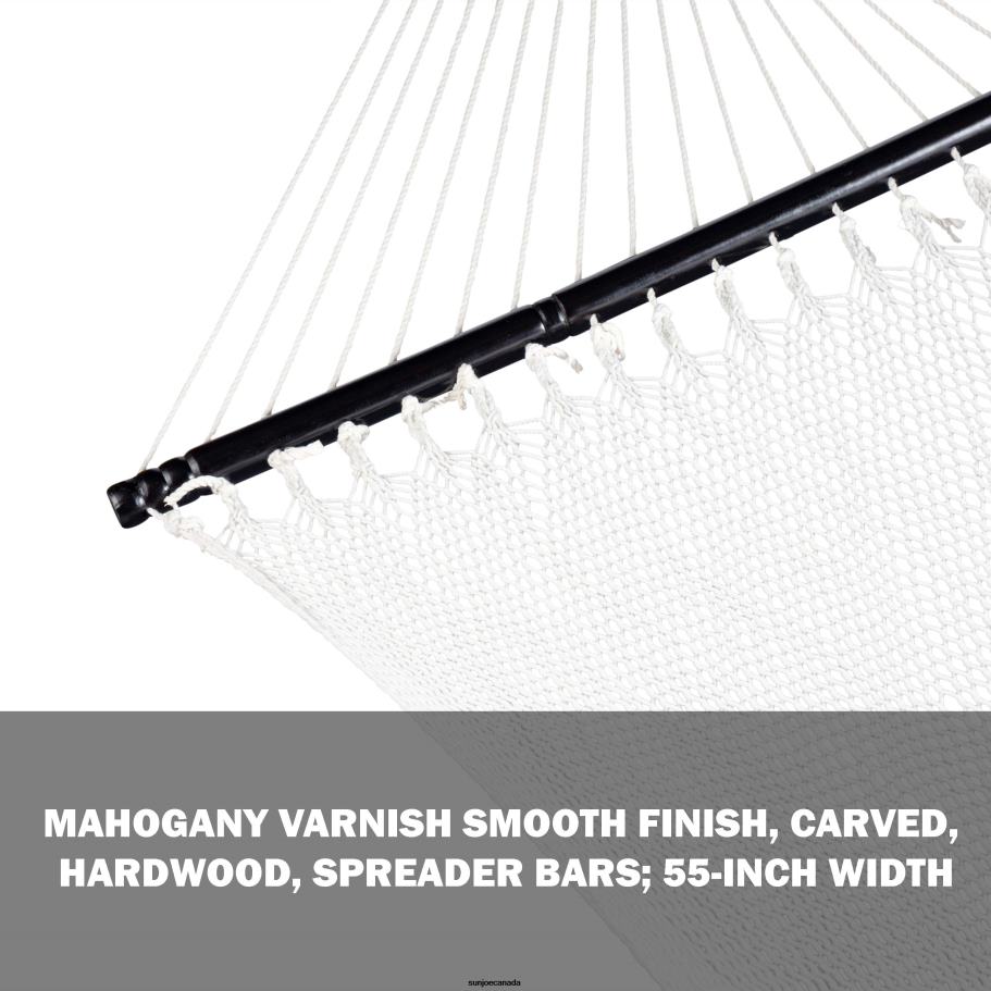 Tools | Sun Joe Bliss Hammocks BH-415 Weekender Deluxe 2-Person Hammock w/ Spreader Bars & Hanging Hardware | 55-in. Wide | 450 Lb. Capacity X862F601