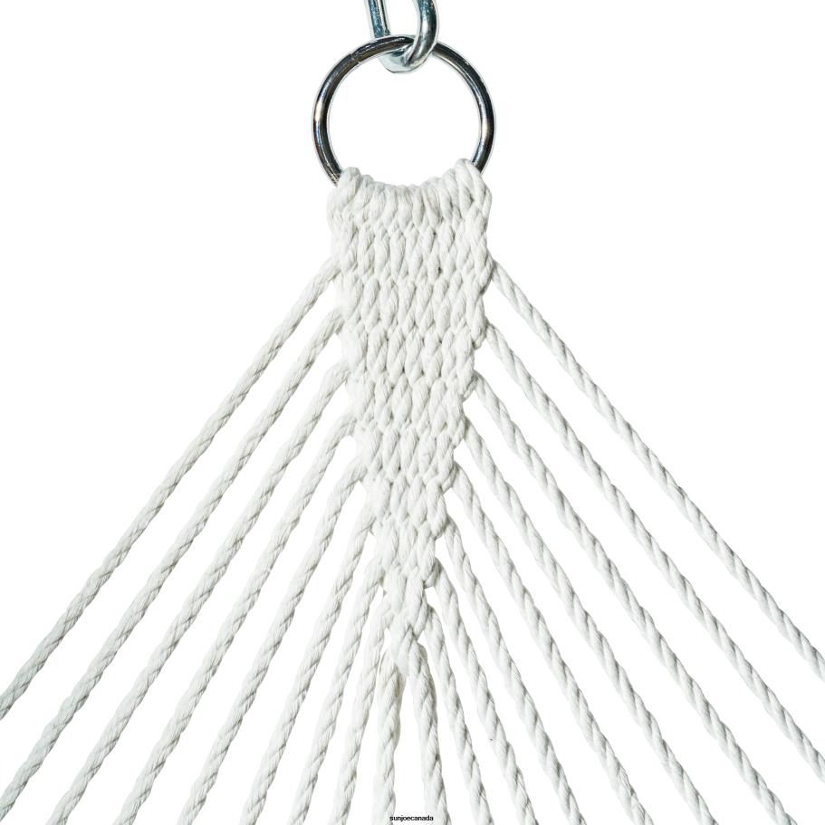 Tools | Sun Joe Bliss Hammocks BQO-486 Reversible 2-Person Quilted Hammock w/ Spreader Bars, Pillow & Hanging Hardware | 55-in. Wide | 420 Lb. Capacity (Blue Stripe) X862F924