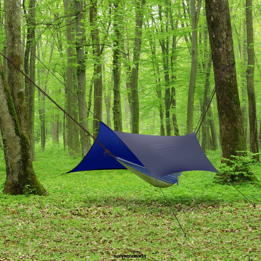 Tools | Sun Joe Bliss Hammocks Cozy Camper Bundle | 54-inch Camping Hammock + Rain Shelter X862F607