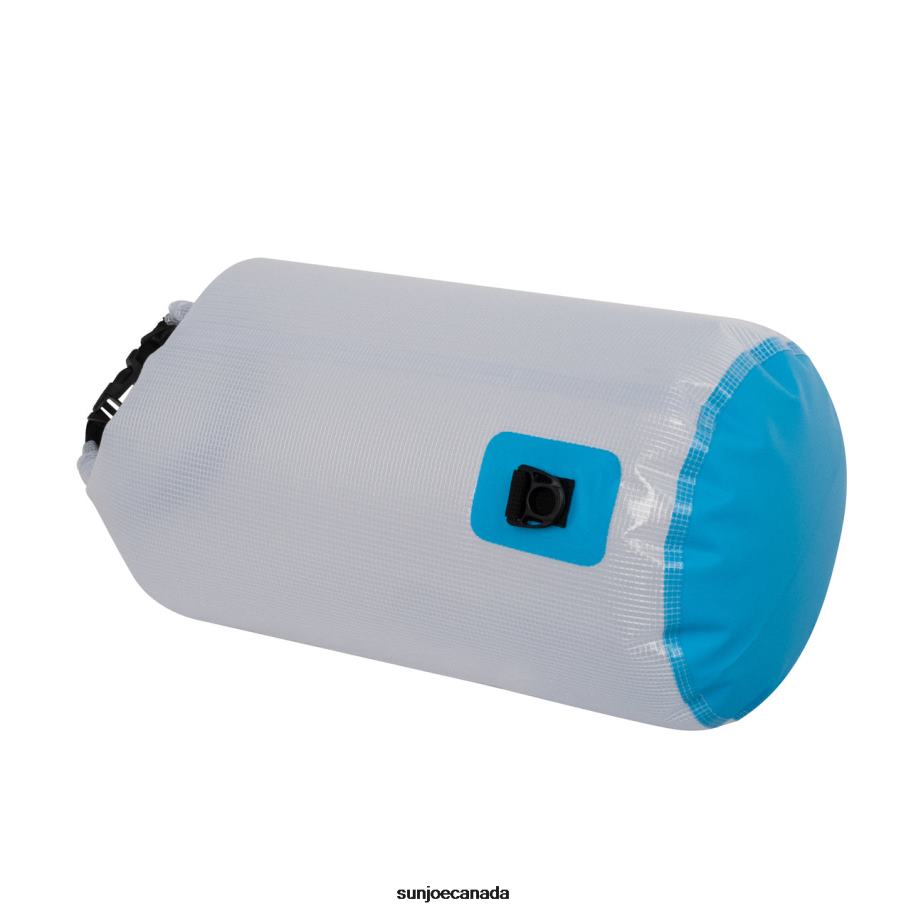 Tools | Sun Joe TrailGear TG-800-20-SB Heavy-Duty Transparent Dry Bag | Roll-Top Closure Design | Lightweight w/ Shoulder Strap | 20 Liter (Sky Blue) X862F939